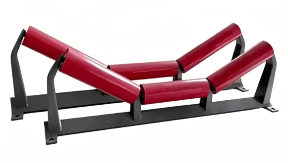 Bakit ang long-distance belt conveyor ay patuloy na nagtatapon ng materyal at umaanod sa landas? Ang mga trough idler ay hawak ang sagot.